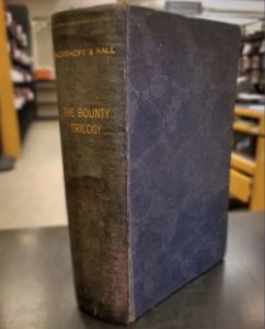 A copy of the book, The Bounty Trilogy, returned to a library 81 years after its due date.