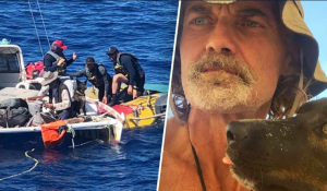 Man and His Dog Rescued After Months Lost At Sea